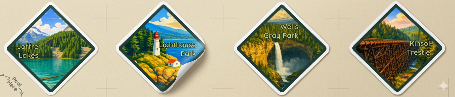 BC Adventure Sticker Replacement Set